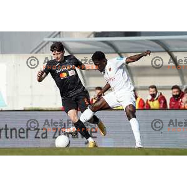 Martin Kramaric in action during Prva Liga Telekom Slovenije 2020-2021 football match between Tabor CB 24 Sezana and Bravo in Sezana on March 7, 2021