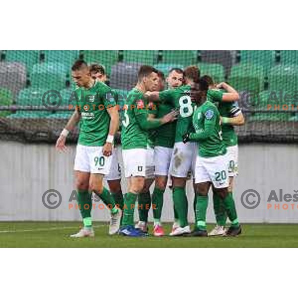  in action during Prva Liga Telekom Slovenije 2020-2021 football match between Olimpija and Celje in SRC Stozice, Ljubljana, Slovenia on March 7, 2021