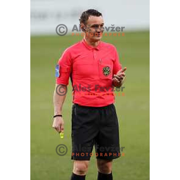 Referee Bojan Mertik during Prva Liga Telekom Slovenije 2020-2021 football match between Olimpija and Celje in SRC Stozice, Ljubljana, Slovenia on March 7, 2021
