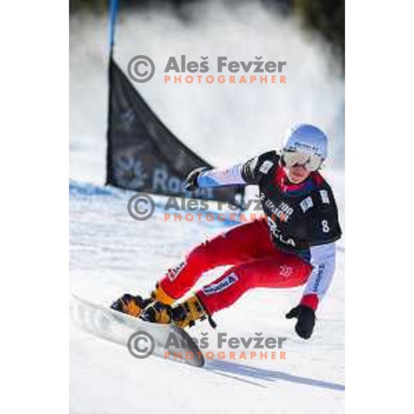 FIS Snowboard World Cup Parallel Giant Slalom at Rogla Ski resort, Slovenia on March 6, 2021