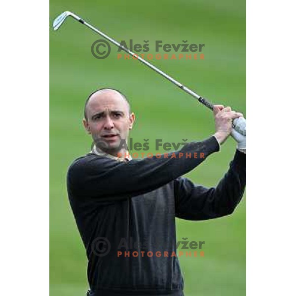 Slavko Papler, PGA golf professional, golf course Arboretum, Rudnik pri Radomljah, Slovenia 4.4.2008 