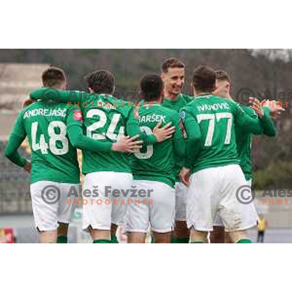 in action during Prva Liga Telekom Slovenije 2020-2021 football match between Tabor CB 24 and Olimpija in Sezana on March 11, 2021