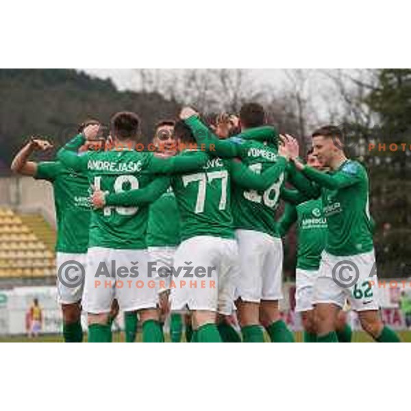 in action during Prva Liga Telekom Slovenije 2020-2021 football match between Tabor CB 24 and Olimpija in Sezana on March 11, 2021