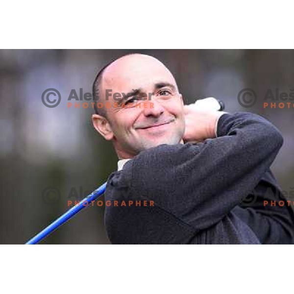 Slavko Papler, PGA golf professional, golf course Arboretum, Rudnik pri Radomljah, Slovenia 4.4.2008 
