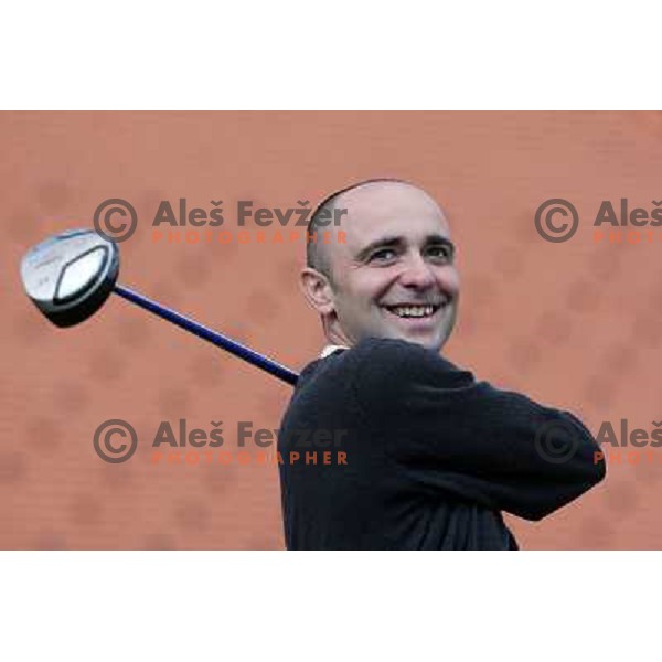 Slavko Papler, PGA golf professional, golf course Arboretum, Rudnik pri Radomljah, Slovenia 4.4.2008 