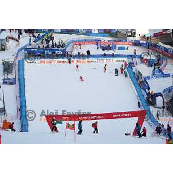 Course inspection before first run of AUDI FIS World Cup Giant Slalom for Vitranc Cup in Kranjska gora, Slovenia on March 13, 2021