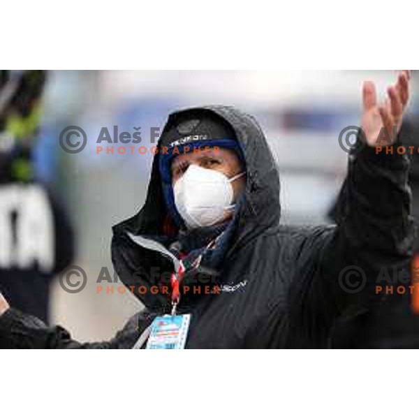 Srecko Medven, secretary general of AUDI FIS World Cup Slalom for 60.Vitranc Cup in Kranjska gora, Slovenia on March 14, 2021