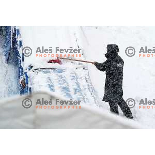 AUDI FIS World Cup Slalom for 60.Vitranc Cup in Kranjska gora, Slovenia on March 14, 2021