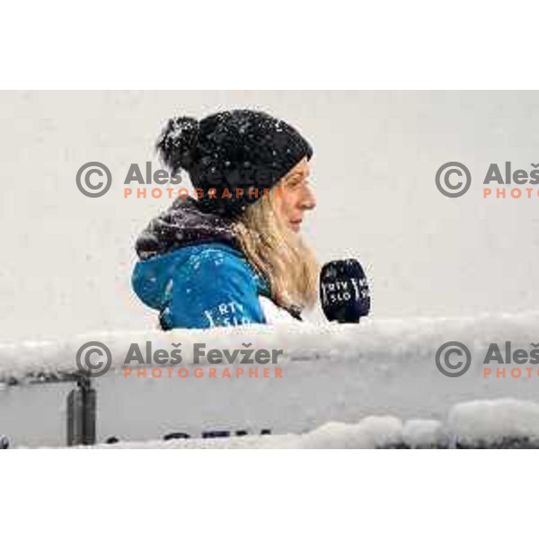 Polona Bertoncelj at AUDI FIS World Cup Slalom for 60.Vitranc Cup in Kranjska gora, Slovenia on March 14, 2021