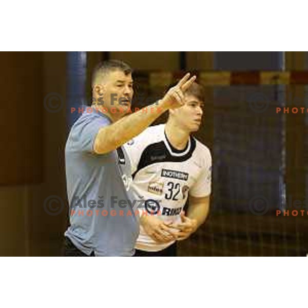 Gregor Cvijic during 1.NLB league match between Riko Ribnica and Celje Pivovarna Lasko in Ribnica on on March 20, 2021
