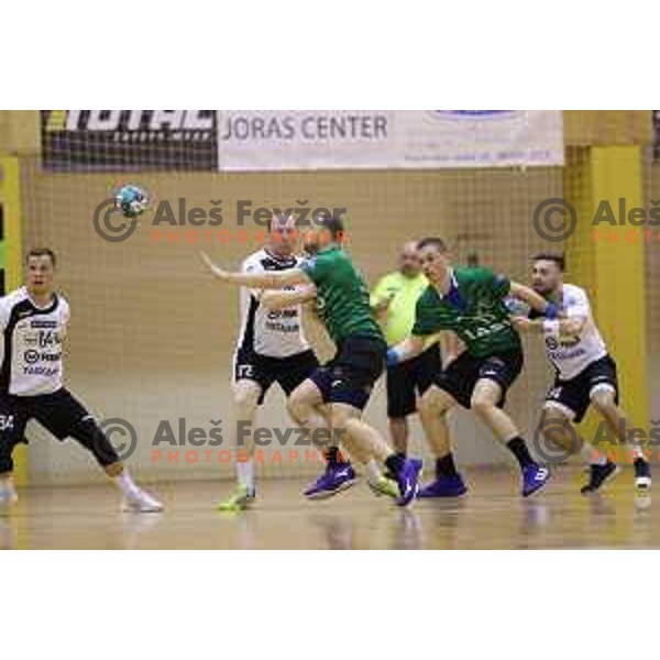 Ziga Mlakar during 1.NLB league match between Riko Ribnica and Celje Pivovarna Lasko in Ribnica on on March 20, 2021