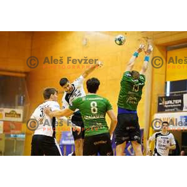 KRISTIAN ESKERICIC during 1.NLB league match between Riko Ribnica and Celje Pivovarna Lasko in Ribnica on on March 20, 2021