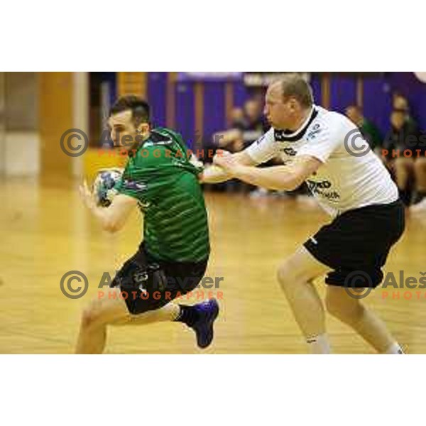 Josip Sarac during 1.NLB league match between Riko Ribnica and Celje Pivovarna Lasko in Ribnica on on March 20, 2021