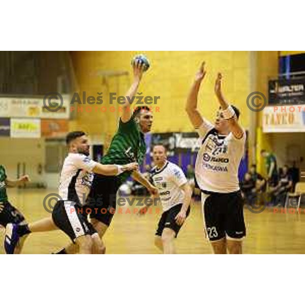 Josip Sarac during 1.NLB league match between Riko Ribnica and Celje Pivovarna Lasko in Ribnica on on March 20, 2021