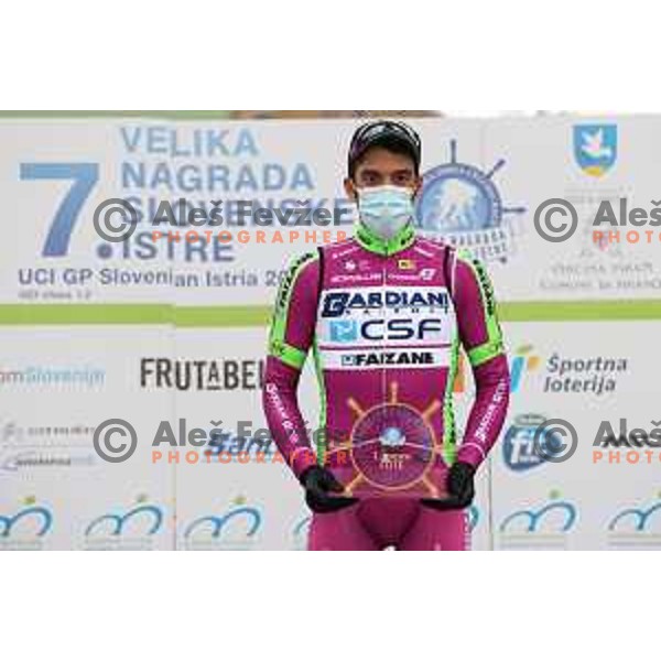 Mirco Maestri, winner of Grand Prix of Slovenian Istria - UCI cycling race in Izola on March 21, 2021