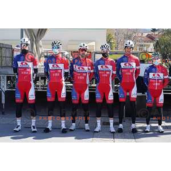 Team Adria Mobil At Grand Prix of Slovenian Istria - UCI cycling race in Izola on March 21, 2021