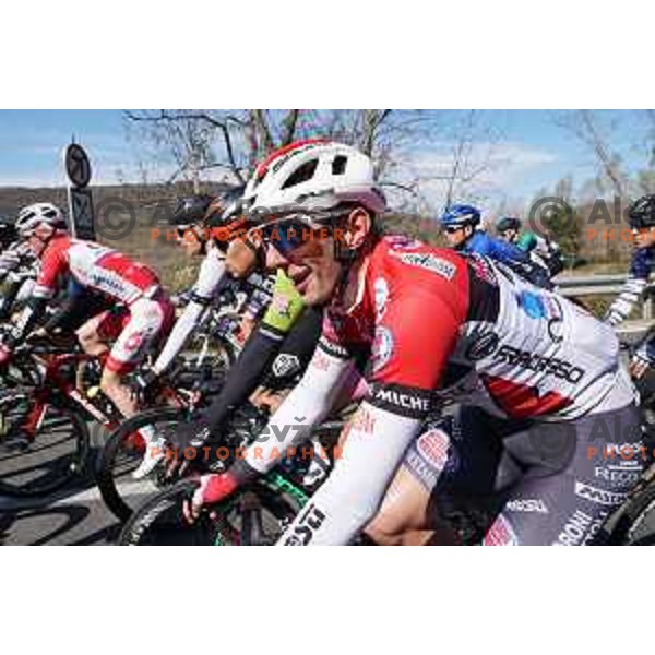 Ziga Jerman racing at Grand Prix of Slovenian Istria - UCI cycling race in Izola on March 21, 2021