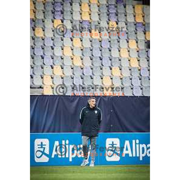 Milenko Acimovic, head coach of Slovenia during U21 UEFA European Championship 2021 football match between Slovenia and Spain in Ljudski vrt, Maribor, Slovenia on March 24, 2021