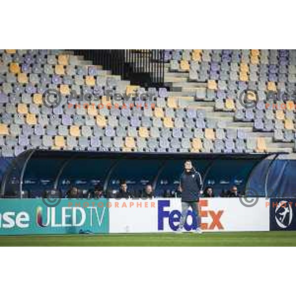 Milenko Acimovic, head coach of Slovenia during U21 UEFA European Championship 2021 football match between Slovenia and Spain in Ljudski vrt, Maribor, Slovenia on March 24, 2021