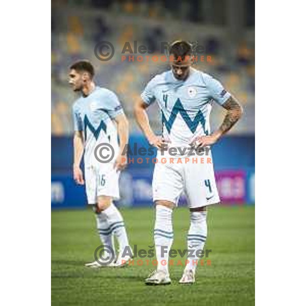 in action during U21 UEFA European Championship 2021 football match between Slovenia and Spain in Ljudski vrt, Maribor, Slovenia on March 24, 2021