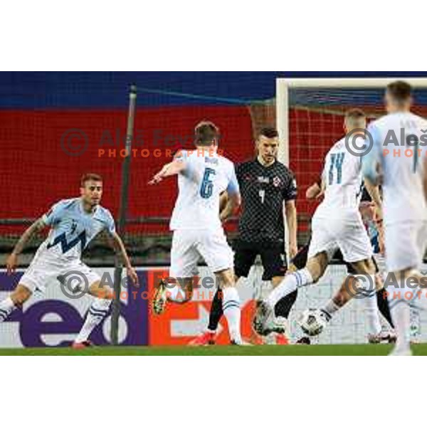 Ivan Perisic in action during FIFA World Cup Qualifying round match between Slovenia and Croatia in Ljubljana, Slovenia on March 24, 2021