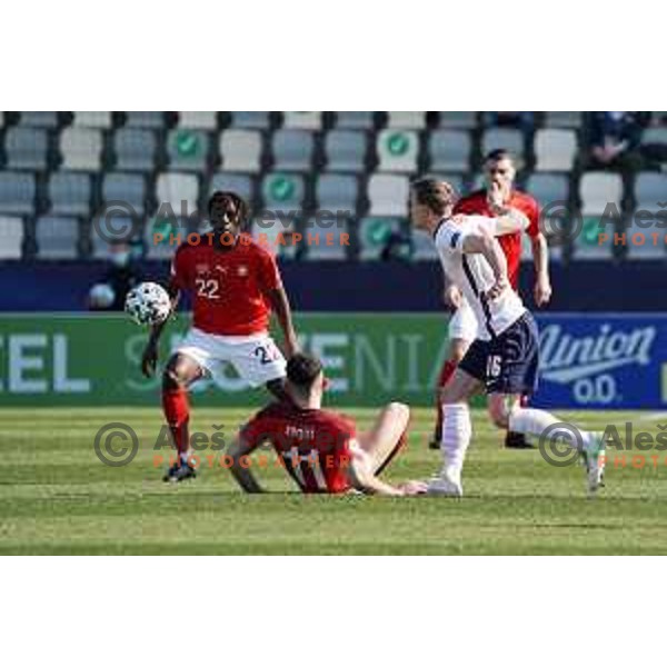 UEFA Euro Under 21 match between England and Switzerland in Koper, Slovenia on March 25, 2021