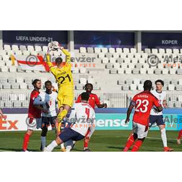 UEFA Euro Under 21 match between England and Switzerland in Koper, Slovenia on March 25, 2021