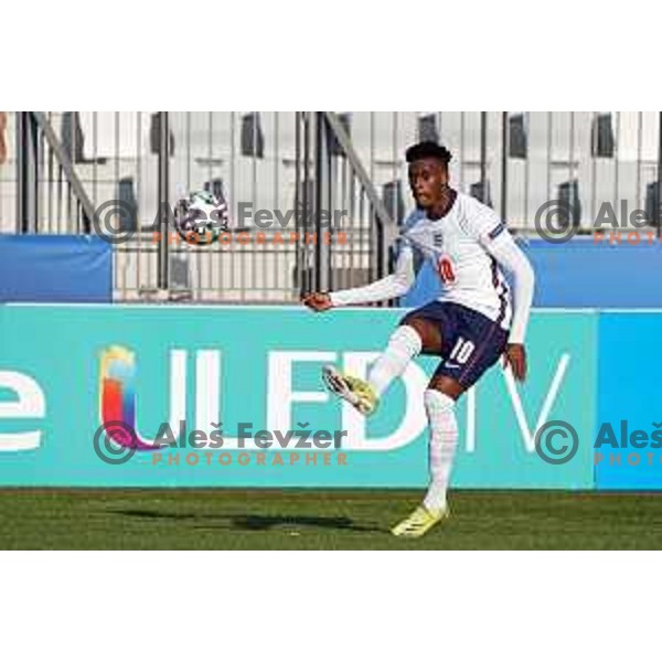 Callum Hudson-Odoi (ENG) in action at UEFA Euro Under 21 match between England and Switzerland in Koper, Slovenia on March 25, 2021