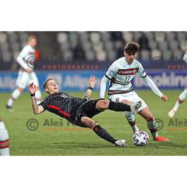 UEFA Euro Under 21 match between Croatia and Portugal in Koper, Slovenia on March 25, 2021
