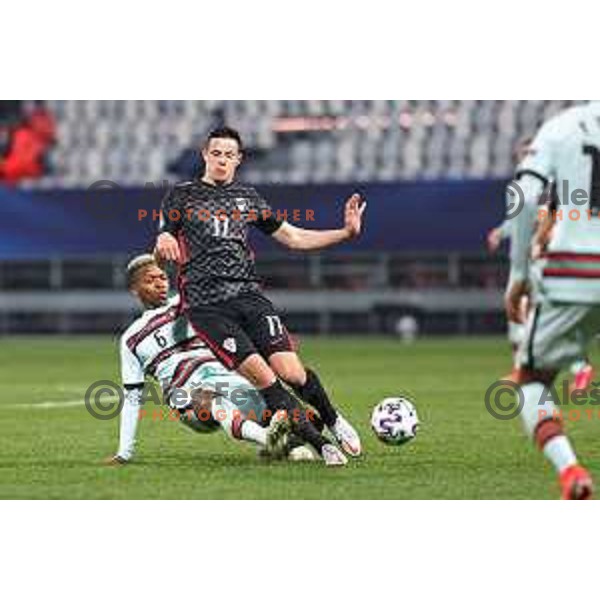UEFA Euro Under 21 match between Croatia and Portugal in Koper, Slovenia on March 25, 2021