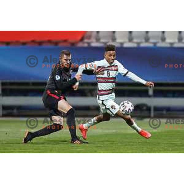 UEFA Euro Under 21 match between Croatia and Portugal in Koper, Slovenia on March 25, 2021