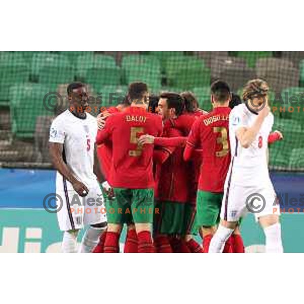 UEFA Euro Under 21 match between Portugal and England in Ljubljana, Slovenia on March 28, 2021