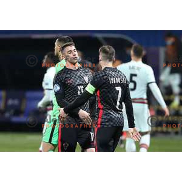 Dario Vizinger at UEFA Euro Under 21 match between Croatia and Portugal in Koper, Slovenia on March 25, 2021