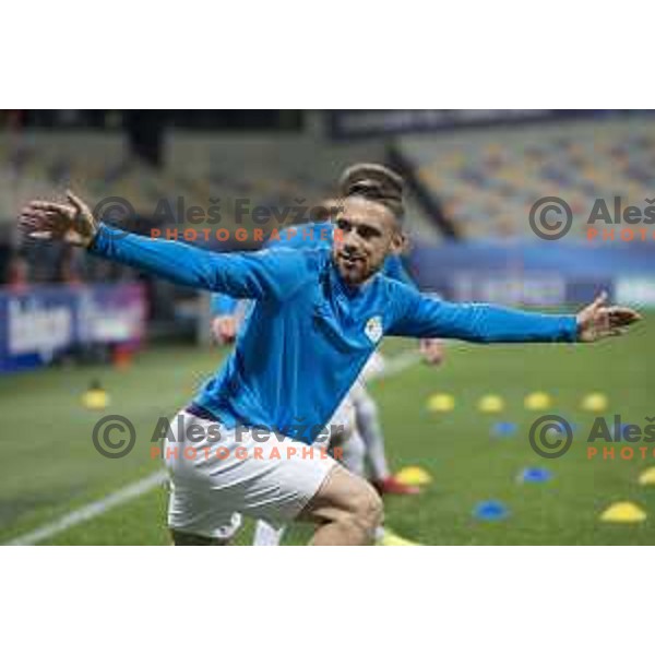  Aljosa Matko at European Under- 21 Championship 2021 football match between Slovenia and Italy in Maribor, Slovenia on March 30, 2021