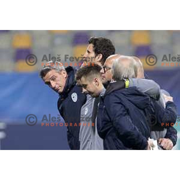 Milenko Acimovic, head coach of Slovenia at European Under- 21 Championship 2021 football match between Slovenia and Italy in Maribor, Slovenia on March 30, 2021
