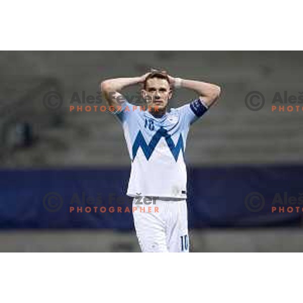 Timi Max Elsnik at European Under- 21 Championship 2021 football match between Slovenia and Italy in Maribor, Slovenia on March 30, 2021