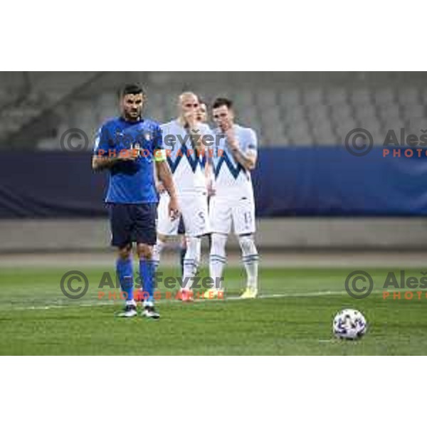 at European Under- 21 Championship 2021 football match between Slovenia and Italy in Maribor, Slovenia on March 30, 2021