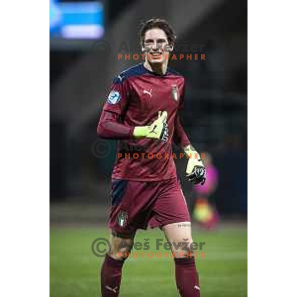 at European Under- 21 Championship 2021 football match between Slovenia and Italy in Maribor, Slovenia on March 30, 2021