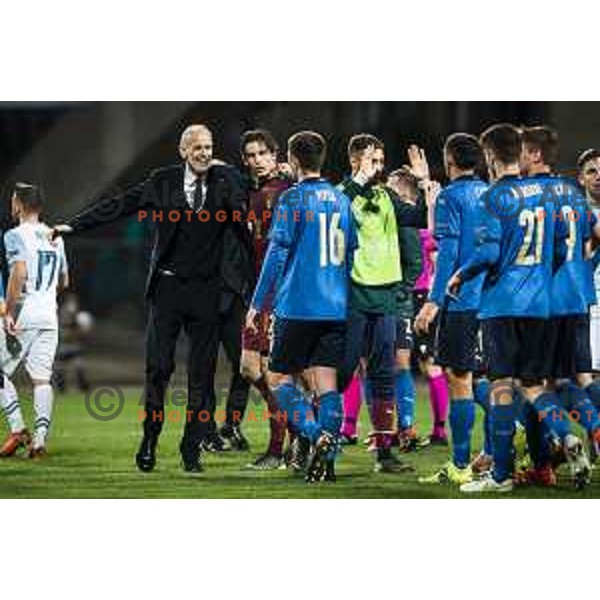 at European Under- 21 Championship 2021 football match between Slovenia and Italy in Maribor, Slovenia on March 30, 2021