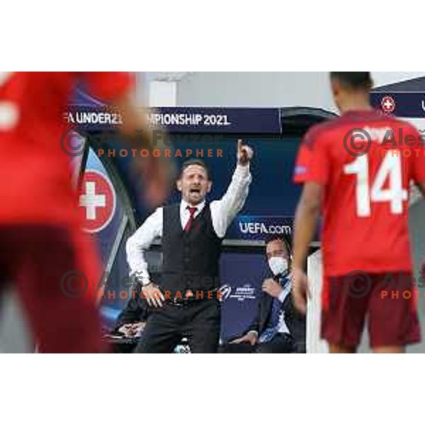 Mauro Lustrinelli at European Under 21 Championship football match between Switzerland and Portugal in Ljubljana, Slovenia on March 31, 2021