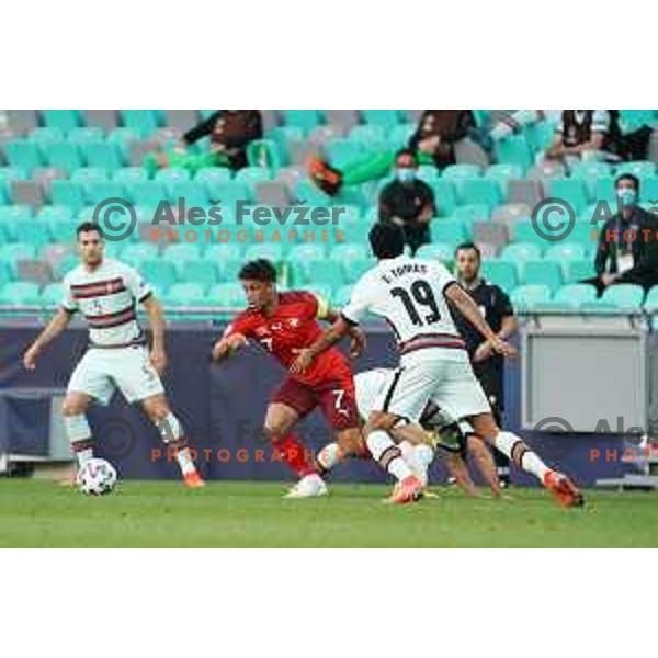 European Under 21 Championship football match between Switzerland and Portugal in Ljubljana, Slovenia on March 31, 2021