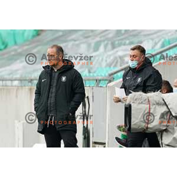 Goran Stankovic during Prva liga Telekom Slovenije 2020-2021 football match between Olimpija and Bravo in SRC Stozice, Ljubljana on April 13, 2021