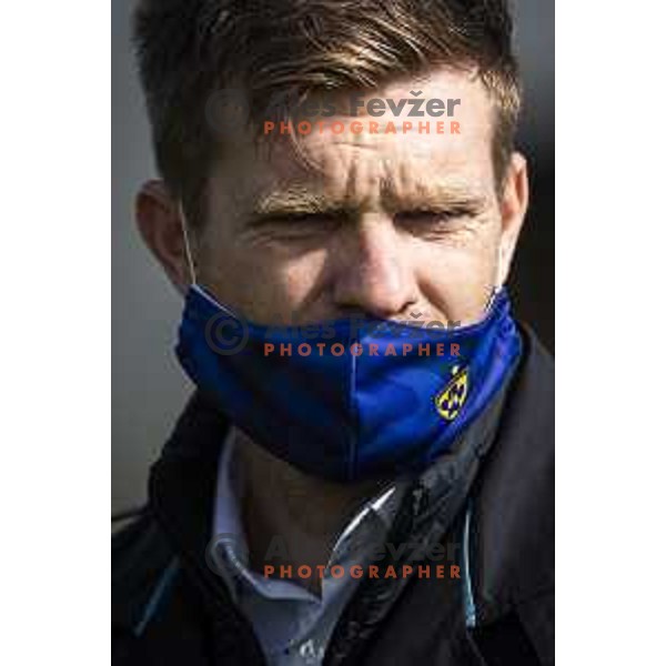 Simon Rozman, head coach of Maribor during Prva liga Telekom Slovenije football match between Aluminij and Maribor in Kidricevo, Slovenija on April 16, 2021