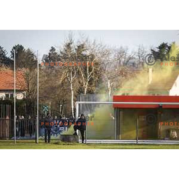 in action during Prva liga Telekom Slovenije football match between Aluminij and Maribor in Kidricevo, Slovenija on April 16, 2021