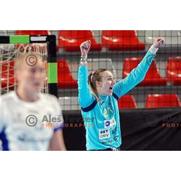 of Slovenia in action during World Championship Women 2021 Qualification match between Slovenia and Iceland in Kodeljevo hall, Ljubljana, Slovenia on April 17, 2021