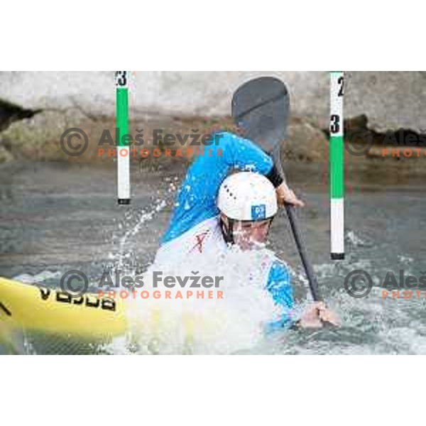 Martin Srabotnik, winner of K-1 at European Open Canoe Cup in Ljubljana, Slovenia on April 18, 2021
