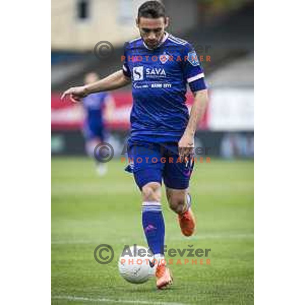 Aljosa Matko in action during Prva liga Telekom Slovenije football match between Maribor and Domzale in Ljudski vrt, Maribor, Slovenia on April 20, 2021