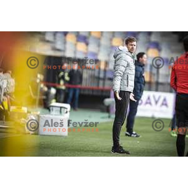 Simon Rozman, head coach of Maribor during Prva liga Telekom Slovenije football match between Maribor and Domzale in Ljudski vrt, Maribor, Slovenia on April 20, 2021