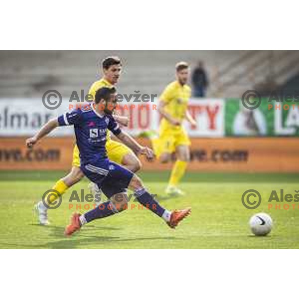 Aljosa Matko in action during Prva liga Telekom Slovenije football match between Maribor and Domzale in Ljudski vrt, Maribor, Slovenia on April 20, 2021