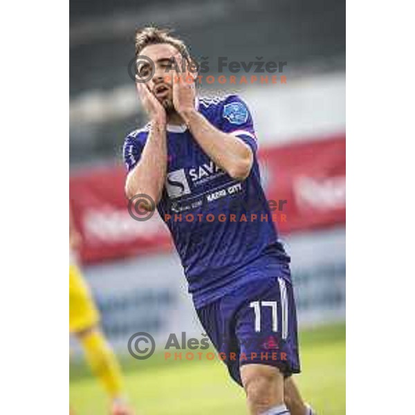 Aljosa Matko in action during Prva liga Telekom Slovenije football match between Maribor and Domzale in Ljudski vrt, Maribor, Slovenia on April 20, 2021